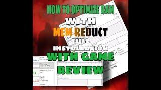 MEM REDUCT - How To Optimize RAM For Gaming and Editing