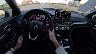 2023 Acura Integra A-Spec Tech (6-Speed Manual) - POV Evening Drive