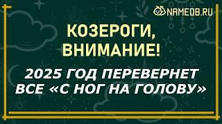 Что ждет КОЗЕРОГА в 2025 году — гороскоп для женщин и мужчин