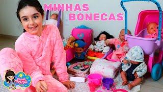 PREPARANDO MINHAS BONECAS PARA O FRIO | BEBÊ REBORN | BABY ALIVE | CRY BABIES | BRINCANDO DE BONECA