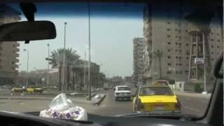 Driving Alexandria الإسكندرية to Cairo القاهرة - Egypt مصر