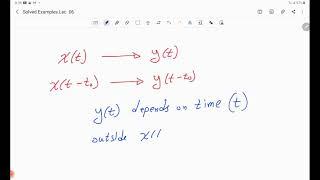 Time invariant and Time Variant Systems Part 01