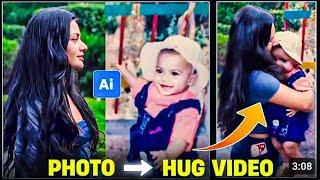 Trending 2 Photo Couple Hug Video Editing | Luma Ai Couple Photo To Hug Video Editing