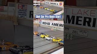 Slot car Racing: Start of a historic 1/24 race #slotcarracing #slotcars #carracing