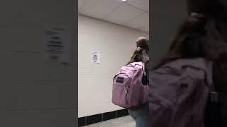 Hallways at a High School - Hidden Cam