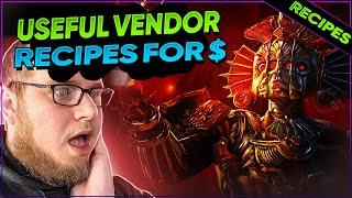 Vendor Recipes for Easy Currency and Beginning Gear | Path of Exile