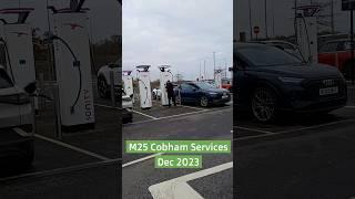 New Ionity EV chargers at M25 Cobham services (UK). Now 24 EV charging bays!