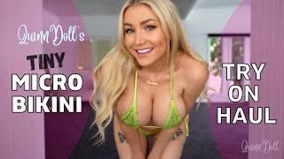 NEW TINY Sexy Micro Bikini Try On Haul | SHEIN