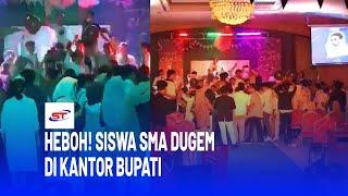 Siswa SMA Dugem di Kantor Bupati