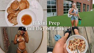 My first bikini competition prep • Full Day of Eating