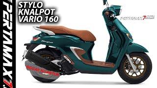 Biaya Modifikasi Honda Stylo Knalpot Vario 160 Lebih Sporty Tidak Ngantuk #honda #stylo160 #stylo