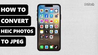 How To Convert Heic Photo to JPG on Iphone (2024)