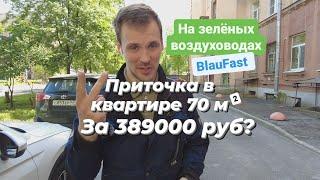 Вентиляция в квартире зеленые воздуховоды blizzard lufttechnik BlauFast fliben provent heatway