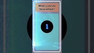 What is a brute force attack? #cyberprotection