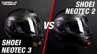 Shoei Neotec 3 Versus Shoei Neotec 2 - ChampionHelmets.com