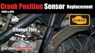 Crank Position Sensor replacement P0335 (Nissan 350Z & Infiniti G35) | AnthonyJ350