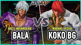 KOF XV  Bala (Billy/K'/Iori) vs KokoBG (Iori/Krohnen/B.Jenet)  Steam