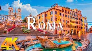 12 HOURS DRONE FILM ROMA, ITALY (4K VIDEO UHD) - Relaxing Music Along With Beautiful Nature Videos