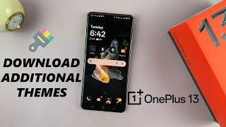 How To Download Additional Themes On OnePlus 13