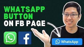 How To Add WhatsApp Button On Facebook Page