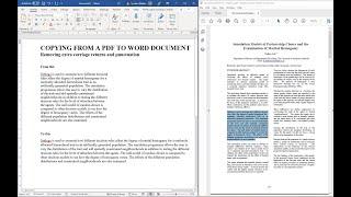 Copying PDF to Word - Removing extra spaces and line breaks