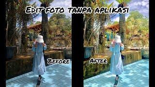 Tutorial edit foto di hp IPHONE tanpa aplikasi- WAW hasilnya