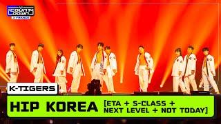 K-Tigers (K타이거즈) - HIP KOREA (ETA + 특 (S-Class) + Next Level + Not Today) | MCOUNTDOWN IN FRANCE