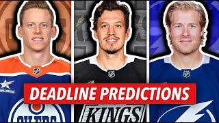 FINAL NHL TRADE DEADLINE PREDICTIONS!