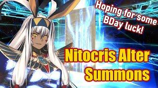 [FGO NA] Treating myself to some Nitocris Alter BDay rolls | Lostbelt 7 Nahui Mictlān Pickup Summon