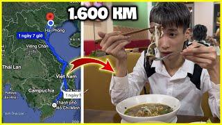 Đức Mõm | Đi 1.600 Km Vào Sài Gòn Chỉ Để Ăn 1 Bát Bún Bò !!!