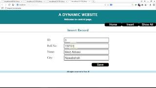 ASP.Net Class 6: Connecting ASP.Net application with SQL Database tutorial in Sindhi