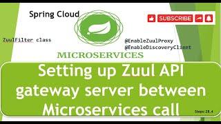 Step 28.4 : Setting up Netflix Zuul API gateway server between Microservices call.