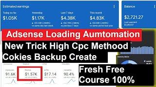 AdSense Loading New Method 2024 | Premium Adsense Loading Course For Free Adx Loading Automatic Work