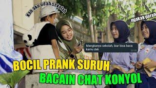 BOCIL SURUH CEWEK CANTIK BACAIN CHAT KONYOL AUTO BENGEK