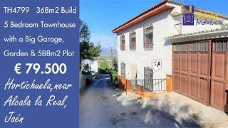 Under 80K Move into 5 Bed + Garage + extra space Property for sale in Spain inland Andalucia TH4799