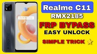 REALME C11 (RMX2185) FRP BYPASS (without pc)