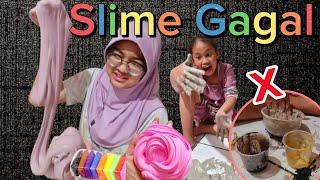 Mainan Slime Paling Acakadul! Dicampur Semua  Hanum Bocil Main Slime - Hanum Diary