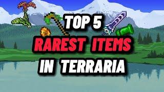 The TOP 5 RAREST items in Terraria (1.4.3)