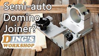 EXCLUSIVE! Convert Your Router to a Semi-auto Festool Domino Alternative | Tianli Mortising Jig