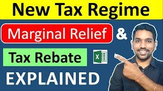 New Tax Regime - Marginal Relief & Tax Rebate EXPLAINED | Income Tax Calculation 2024-25