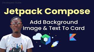 How To Add Background To Card Jetpack Compose || Android App Tutorial #Kotlin