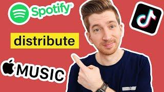 How to distribute a new song to Spotify, Apple Music, TikTok...