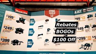 Home Depot 4K! Best Makita Tool Deals/Glitches/Rebates/BOGOs