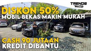 DISKON 50%!!! JUALAN MOBIL BEKAS UDA KAYAK JUALAN BAJU, SEMUANYA TURUN HARGA DI MOBCARS CILANGKAP.