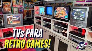 Qual a melhor TV para retro games? Conheça minha Game Room!