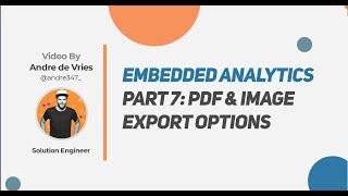 Embedding Tableau - PDF and image export options (Part 7 of 9)