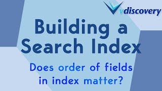 Building a Search Index