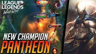 WILD RIFT NEW CHAMPION PANTHEON GUIDE - How to Play Pantheon Gameplay