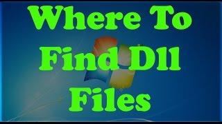 Where To Find Dll Files