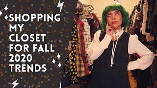 Shopping my closet for Fall 2020 Trends + try on!